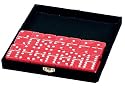 Domino Double 6 Red Tiles Jumbo Tournament Size w/Spinners