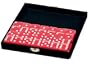 Domino Double 6 Red Tiles Jumbo Tournament Size w/Spinners