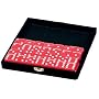 Domino Double 6 Red Tiles Jumbo Tournament Size w/Spinners