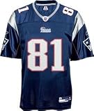 Randy Moss New England Patriots Replica NFL Adult Team Color Jersey