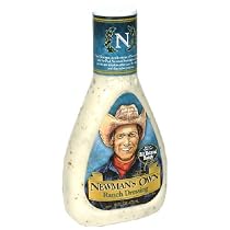 Newman's Own Salad Dressing, Ranch, 16-Ounce Bottles (Pack of 6)