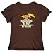 T-Shirt Womens Brown  Home Economics Teacher by day, Cage Fighter by night  Occupations
