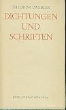 Dichtungen und Schriften.