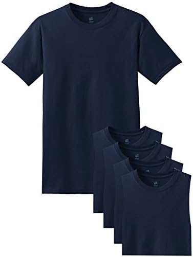 Hanes Men's Classics 5 Pack Crew Neck Tee
