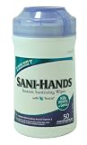 SANI-HANDS Professional HEALTHCARE Instant Sanitizing Wipes With TENCEL - 50-COUNT