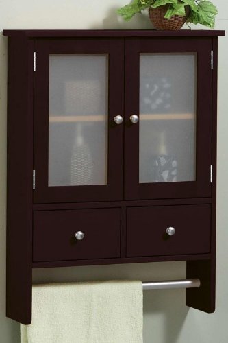 ESPRESSO CABINET - BATHROOM STORAGE CABINETS - SHOPWIKI