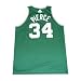 Paul Pierce Autographed/Hand Signed Boston Celtics Green Basketball Jersey