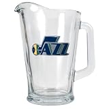 Utah Jazz Large Glass Beer Pitcher
