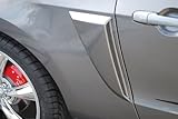 2010 2011 2012 10 11 12 Ford Mustang Painted Side Scoops Ingot Silver Paint Code UX