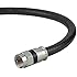 Coaxial Cable (4 Feet) with F-Male Connectors - Ultra Series by Mediabridge - Tri-Shielded UL CL2 In-Wall Rated RG6 Digital Audio / Video - Includes Removable EZ Grip Caps (Part# CJ04-6BF-N1 )