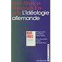 L'id�ologie allemande de Karl Marx