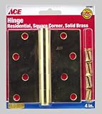 ACE TRADING BHDW 1 01-3550-226 RESIDENTIAL HINGE SQUARE 4 - SOLID BRASS