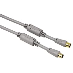 Hama Antennen Kabel, 0,75 m, 100 dB silber