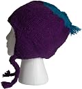 Authentic Soul Wool Ear Flap Sherpa Purple Ski Knit Hat Beanie Mens Womens