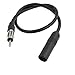 uxcell 13.7 inch Vehicle Car AM/FM Radio Antenna Adaptor Extension Cable