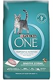Purina ONE Dry Cat Food, Sensitive Systems, 16-Pound Bag, Pack of 1