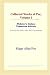 Book Collected Works of Poe, Volume I (Webster's Italian Thesaurus Edition)