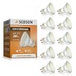 10er-Pack GU10 60 LED mit Schutzglas [sebson�] (280lm - Warm-Wei� - 60 x 3528 SMD LED - 120� Abstrahlwinkel - GU10 Sockel - 230V AC - 3,5W - �50�57mm - 10 Stk.)