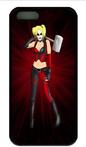 iPhone 5S Case, Harley Quiin With A Hammer TPU Black Bumpers Case Cover for iPhone 5s and iPhone 5