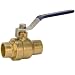 NIBCO NJ998H6 BRS Brass Ball Valve, Two-Piece, Lever Handle, 1/2" Female Solder Cup