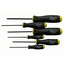 Bondhus 10645 Set of 7 Balldriver« Screwdrivers, ProGuard? Finish, sizes 5/64-3/16-Inch