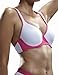 Yvette Padded Underwire Women Sports Bra-Adjustable/Criss cross/Racerback