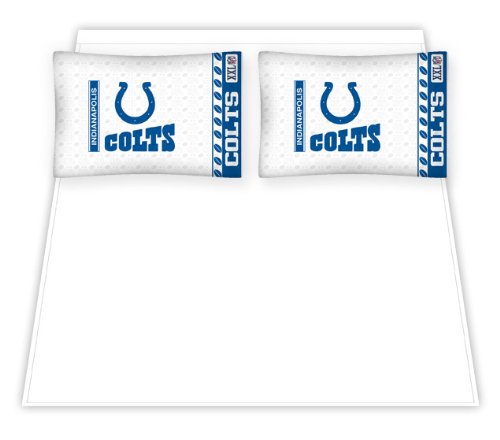 NFL Indianapolis Colts Micro Fiber Sheet Set Queen