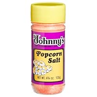 Johnny's Popcorn Salt, 4.75-Ounce Bottles (Pack of 6)