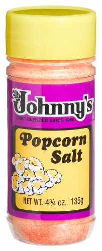 Johnny's Popcorn Salt, 4.75-Ounce Bottles (Pack of 6)