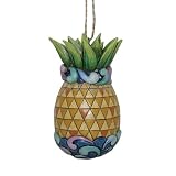 Jim Shore Heartwood Creek Pineapple with Quilt Pattern Hanging Ornament, 3-1/2 Inches