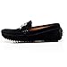 Shenn Children's Cute Buckle Suede Leather Loafers Shoes 88818