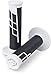 ProTaper White/Black Clamp-On Half-Waffle Grips Pair for Most 2-Stroke and 4-Stroke Motocross Models 021667