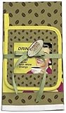 Ephemera Drink Coffee Do More Stupid Things Faster with More Energy Kitchen Towel Potholder Set