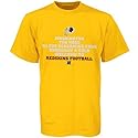 Washington Redskins Yellow Inside Line T-shirt