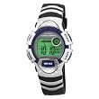 Armitron Women's 456915BLU Chronograph Blue and Silver-Tone with a Black Strap Digital Sport Watch