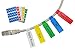 Mr-Label® (20 Sheets, 600 Labels) Assorted Colors Self-Adhesive Cable Label - Waterproof | Tear Resistant | Durable - with Online Print Tool - for Laser Printer