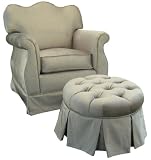 Angel Song Aspen - Silver Empire Adult Rocker Glider Chair - Down Filled
