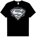 Superman BIKER METAL Awesome Adult Gothic Black T-shirt Tee Shirt