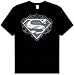 Superman BIKER METAL Awesome Adult Gothic Black T-shirt Tee Shirt