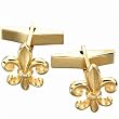 Contemporary Fleur-de-Lis CuffLinks
