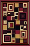 Traditional Area Rug, Supreme Red 5'x8'