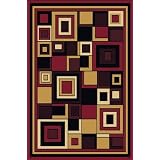 Home Dynamix Area Rugs: Premium Rug: 7543 Red: 7'8x10'7 Rectangle by 