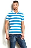 Armani Exchange Mens Mesh Stripe Polo