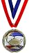Engraved Colored Academic Medal