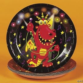 Monster Bash Dessert Plates 6 3 4 (8 pc) by Oriental Trading Company