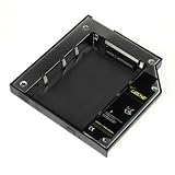 LEICKE Adattatore universale HDD SATA su SATA 12,7mm spessore - Alloggio universale per disco fisso Ultra Speed SSD - ES. di Notebook compatibili: HP Pavilion DV4 DV5 DV6 DV7,CompaQ 620 625 635 NW8440,Samsung R560 ,NP Serie, Acer Aspire ,Extensa 5230E 7630G, TravelMate 7740G 5740Z,Toshiba Qosmio X300 Tecra M10,Satellite A660 L650D,Asus M N F G B X Serie,Fujitsu Siemens Esprimo Mobile,Sony Vaio VGN-BZ26M,VPC Serie ed altri.di LEICKE