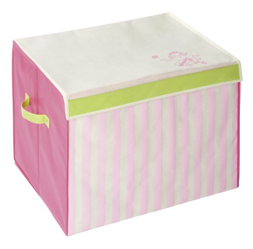 WENKO 4386015100 Aufbewahrungstruhe Princess - Vlies, 50 x 40 x 40 cm
