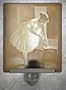 Ballet Dress Rehersal Flat Porcelain Lithophane Nightlight