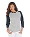 LAT Ladies Vintage Baseball Tee