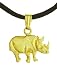 Cheeky Monkey Black Rhino Mini, Color gold